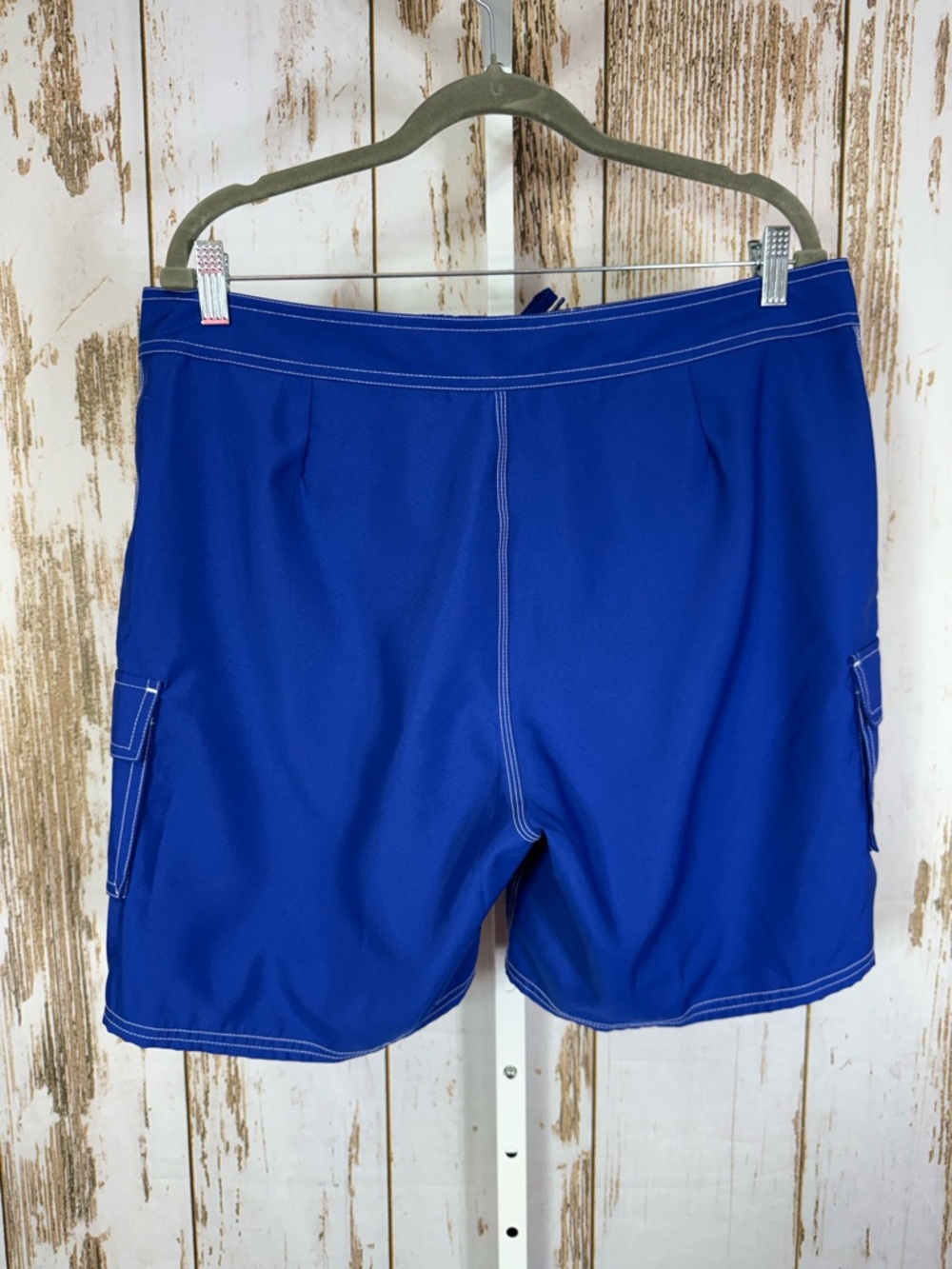 Beach Rays, Women's Royal Blue Board Shorts with Drawstring Waist. Size 16 - Picture 3 of 7